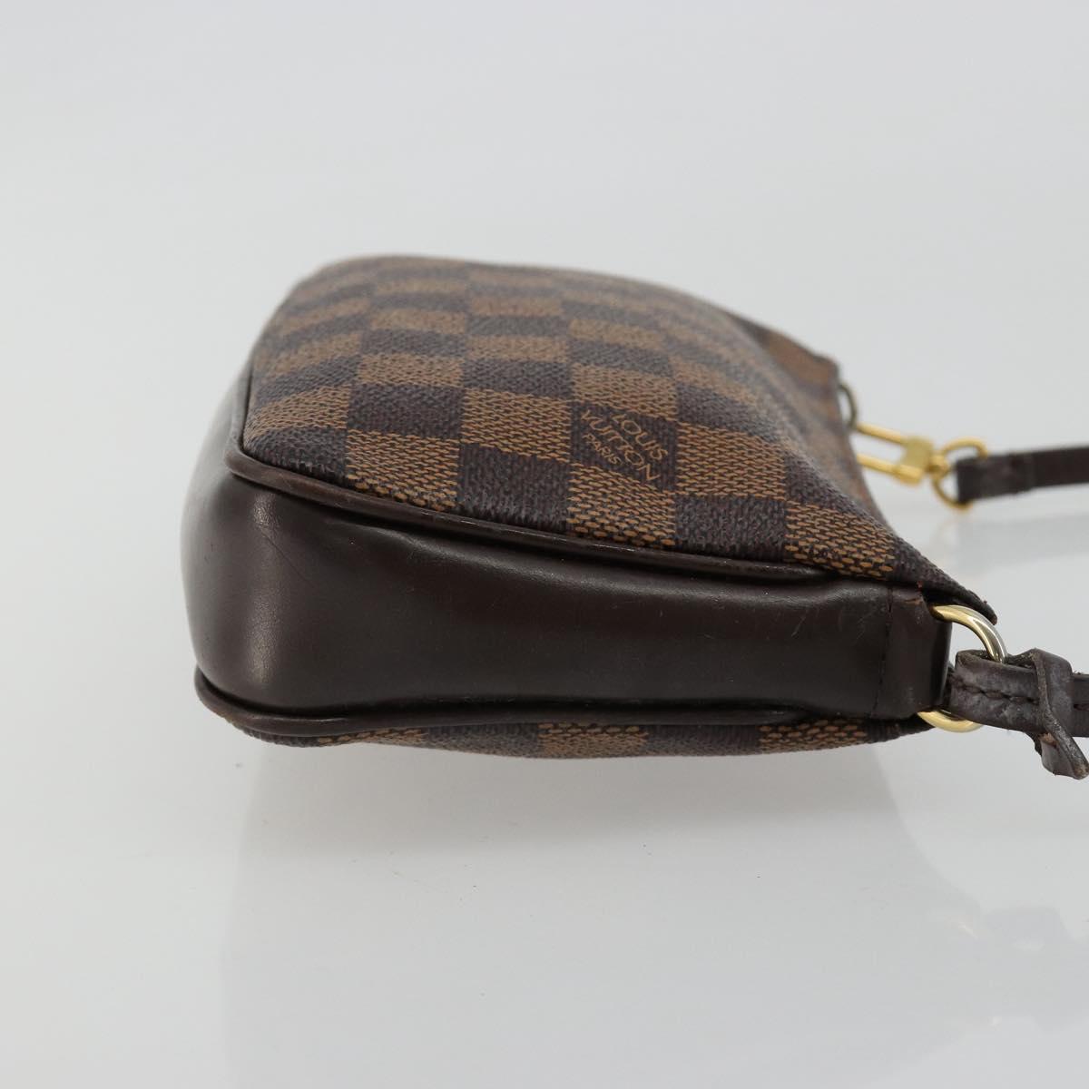 LOUIS VUITTON Damier Ebene Navona Accessory Pouch N51983 LV Auth 183433