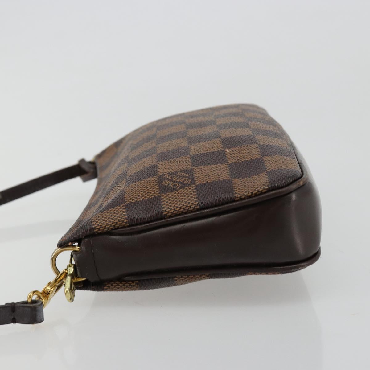 LOUIS VUITTON Damier Ebene Navona Accessory Pouch N51983 LV Auth 183433