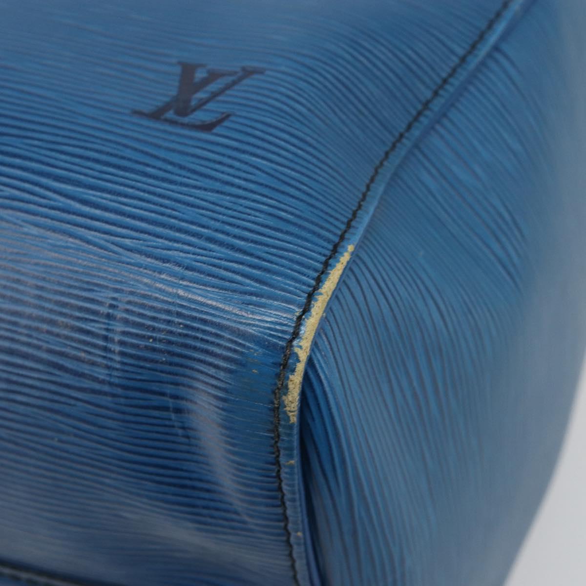 LOUIS VUITTON Epi Speedy 35 Hand Bag Toledo Blue M42995 LV Auth 183445