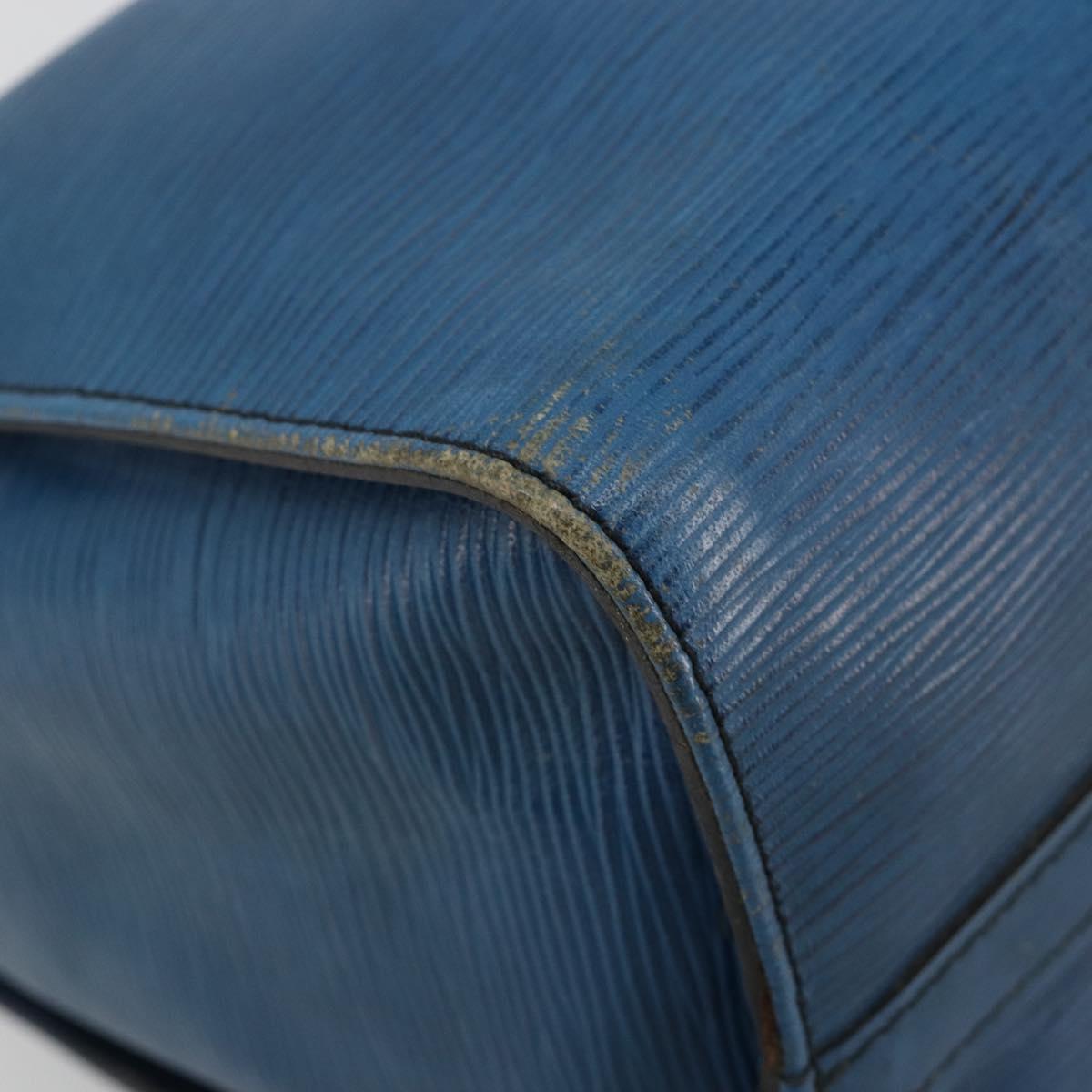 LOUIS VUITTON Epi Speedy 25 Hand Bag Toledo Blue M43015 LV Auth 183450