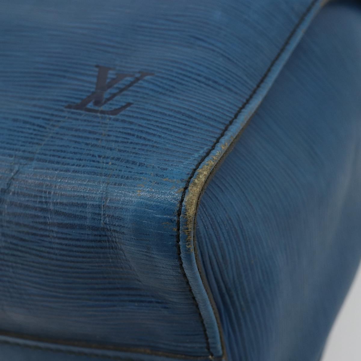 LOUIS VUITTON Epi Speedy 25 Hand Bag Toledo Blue M43015 LV Auth 183450