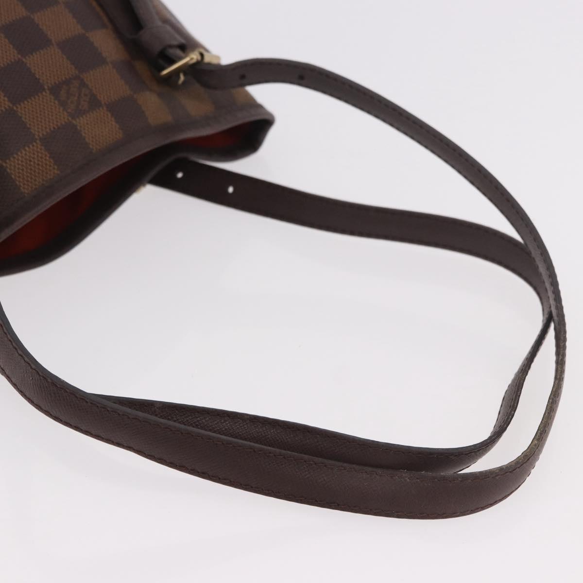 LOUIS VUITTON Damier Ebene Marais Shoulder Bag N42240 LV Auth 183474