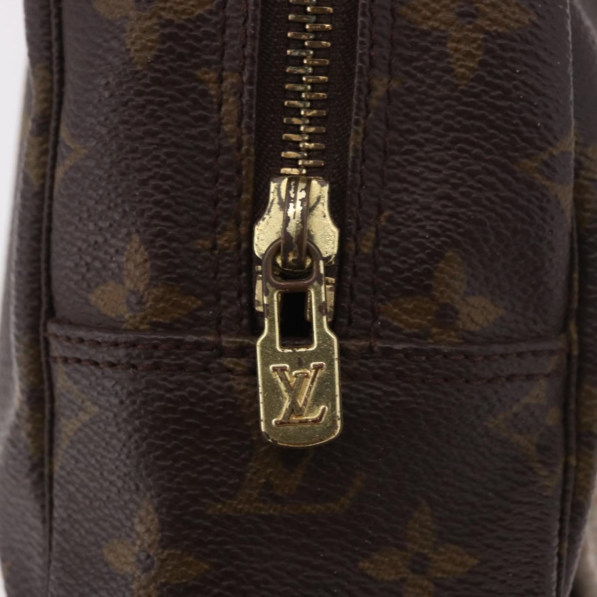LOUIS VUITTON Monogram Trousse Toilette 28 Clutch Bag M47522 LV Auth 183477
