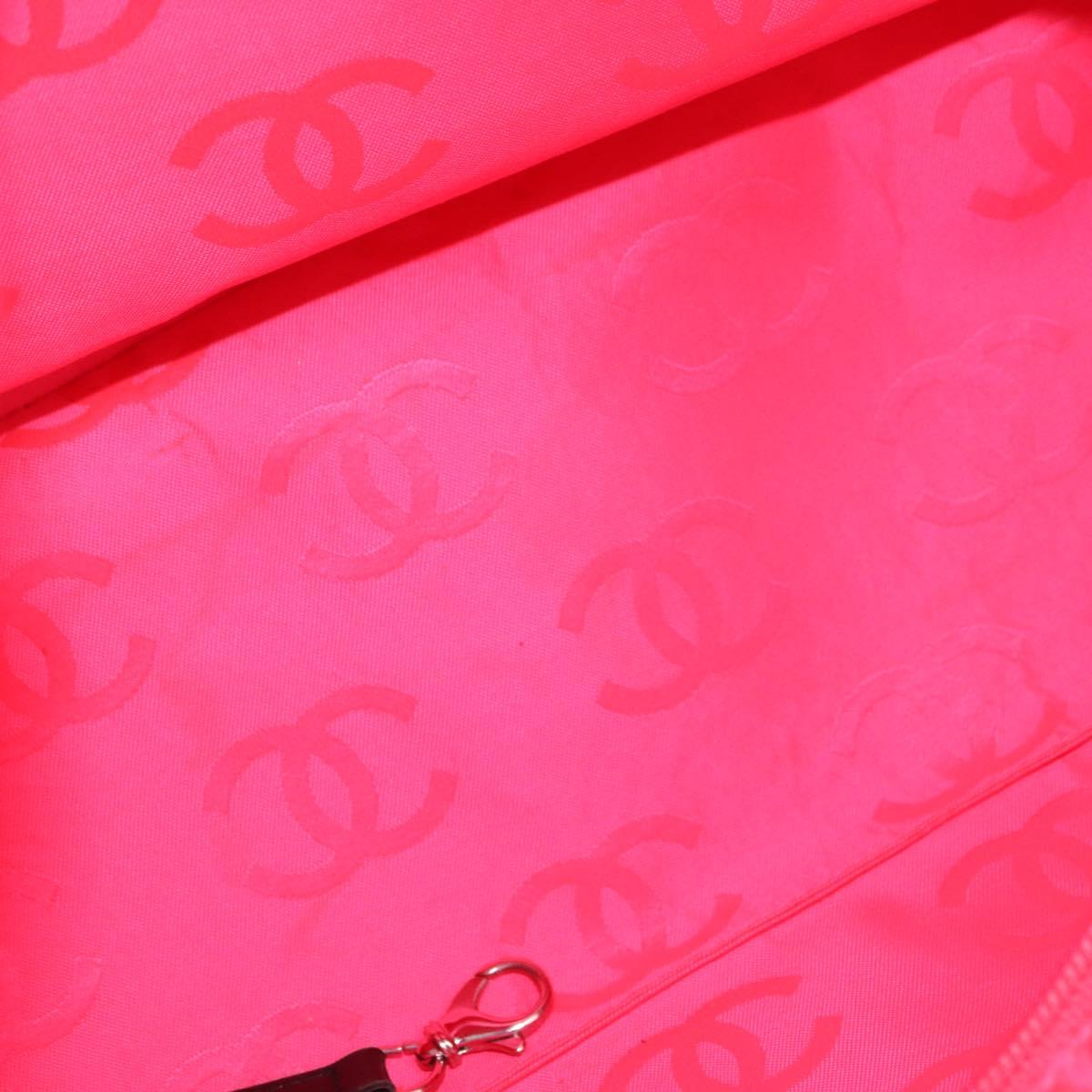 CHANEL Cambon Line Matelasse Tote Bag Leather Black Silver CC Auth 183487M