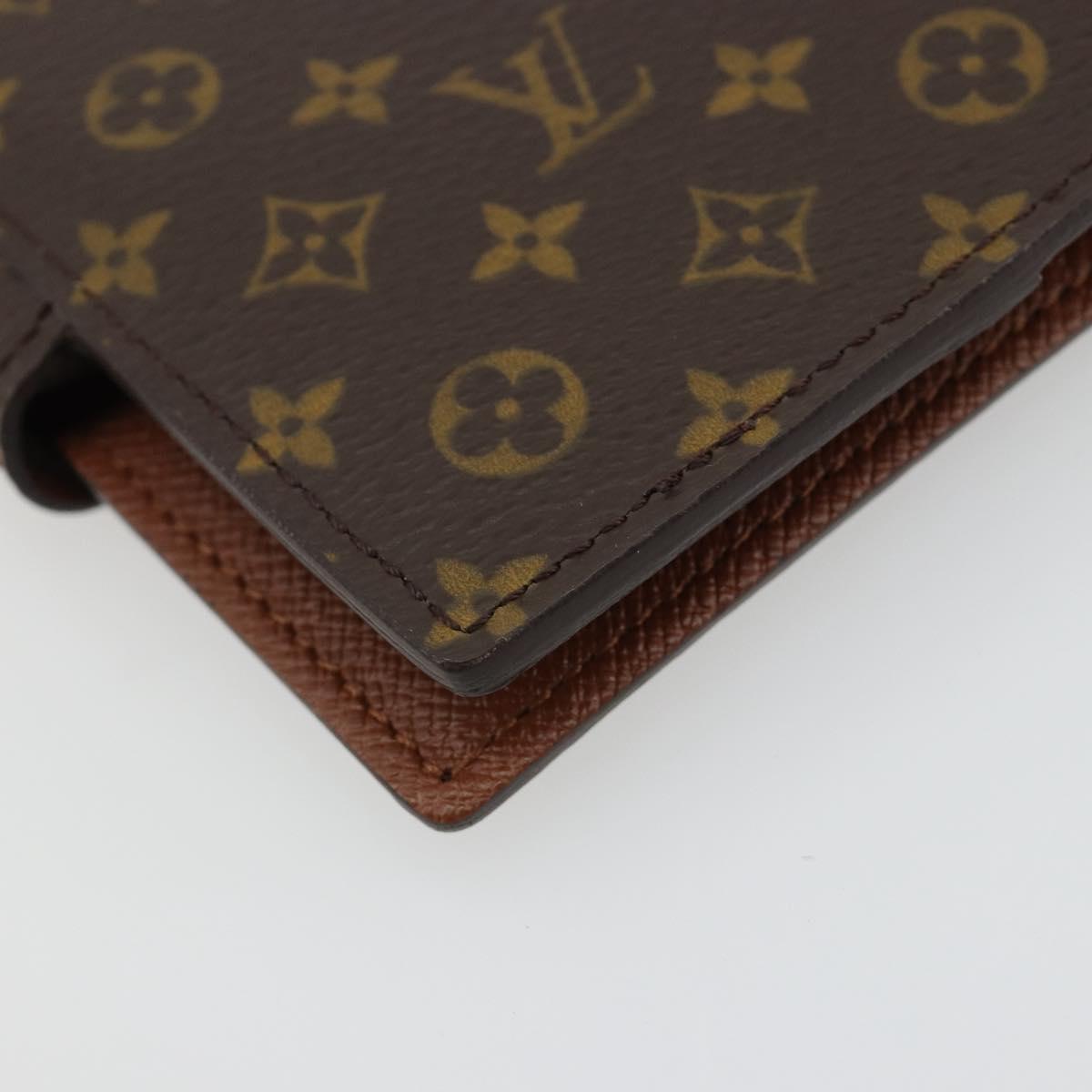 LOUIS VUITTON Monogram Agenda Mini Day Planner Cover R20007 LV Auth 183497V