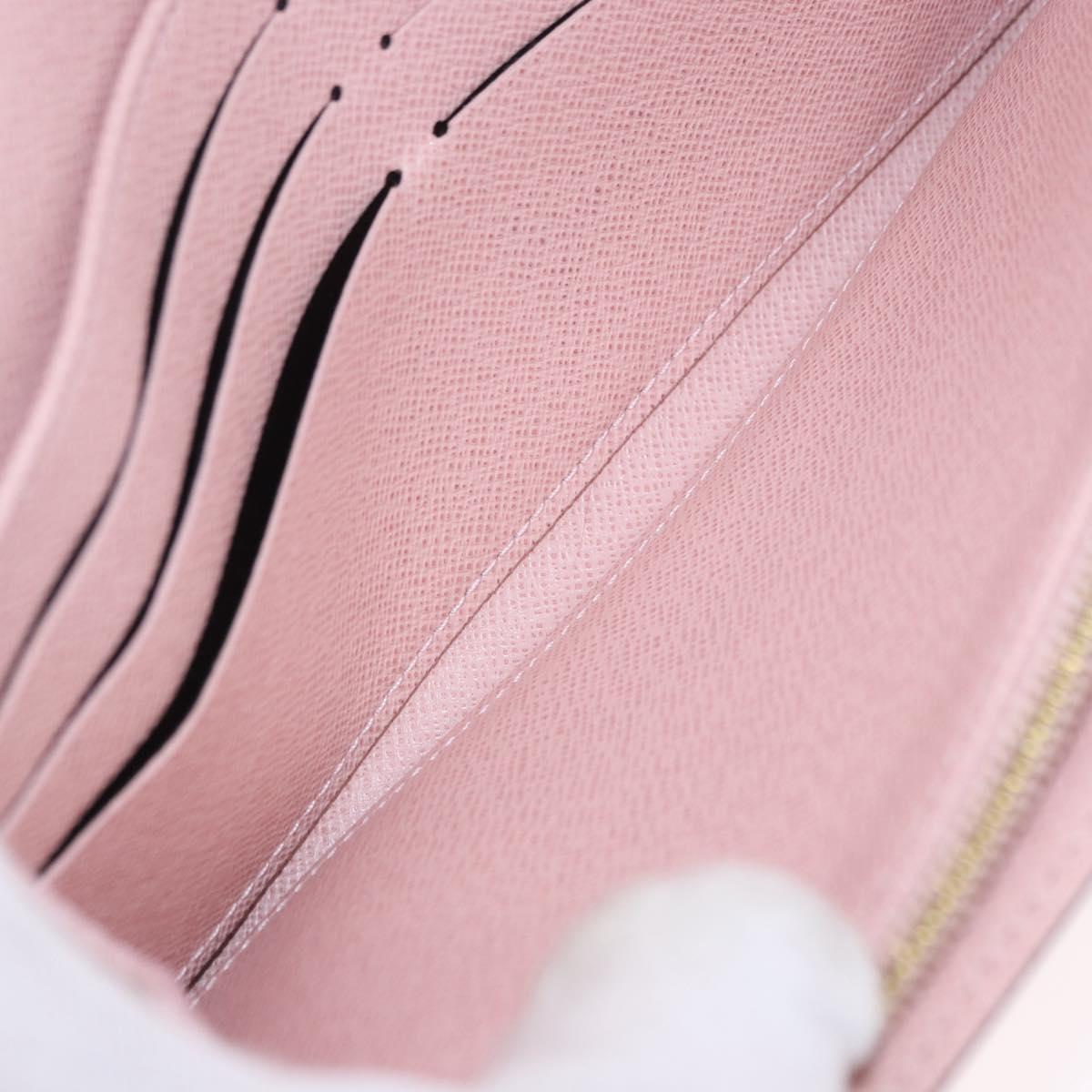 LOUIS VUITTON Portefeuille Sarah Long Wallet Rose Valerine M62235 Auth 183508M