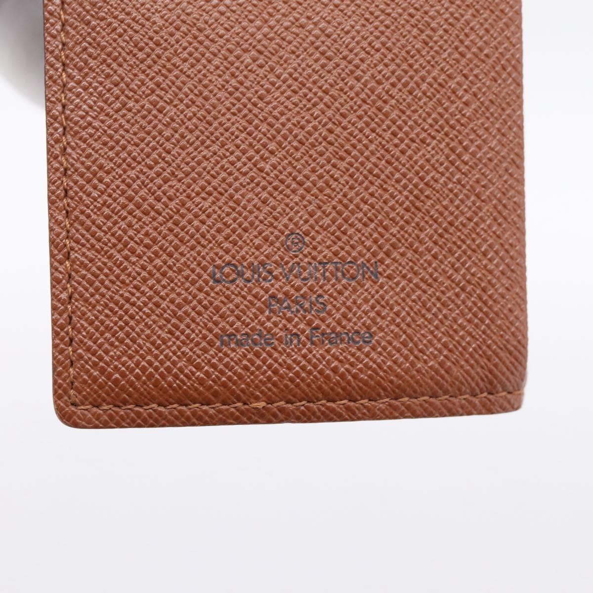 LOUIS VUITTON Monogram Agenda Mini Day Planner Cover R20007 LV Auth 183511