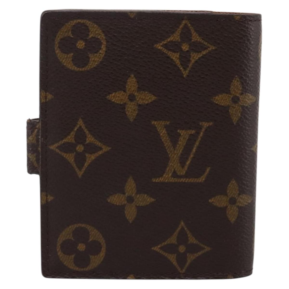 LOUIS VUITTON Monogram Agenda Mini Day Planner Cover R20007 LV Auth 183511