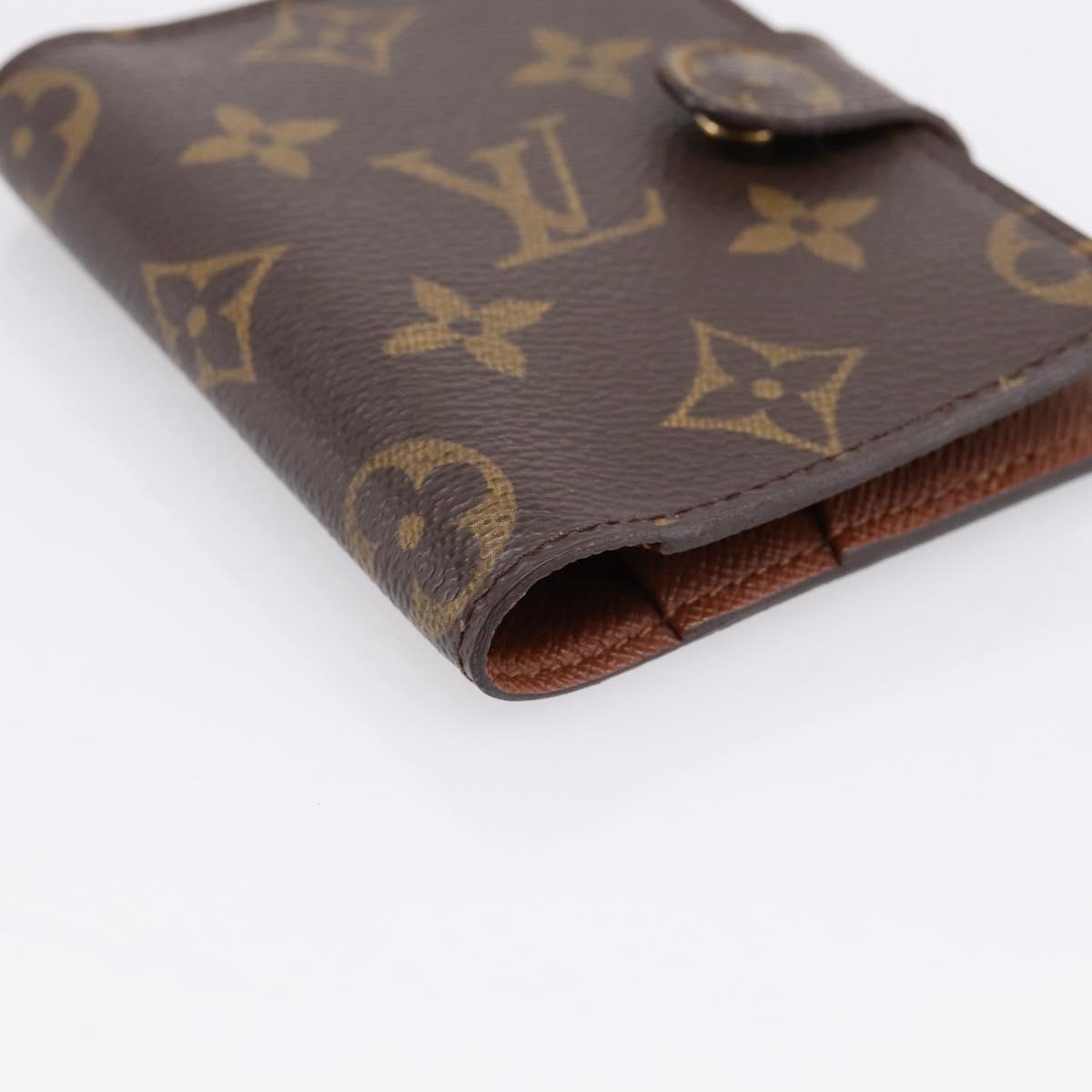 LOUIS VUITTON Monogram Agenda Mini Day Planner Cover R20007 LV Auth 183511