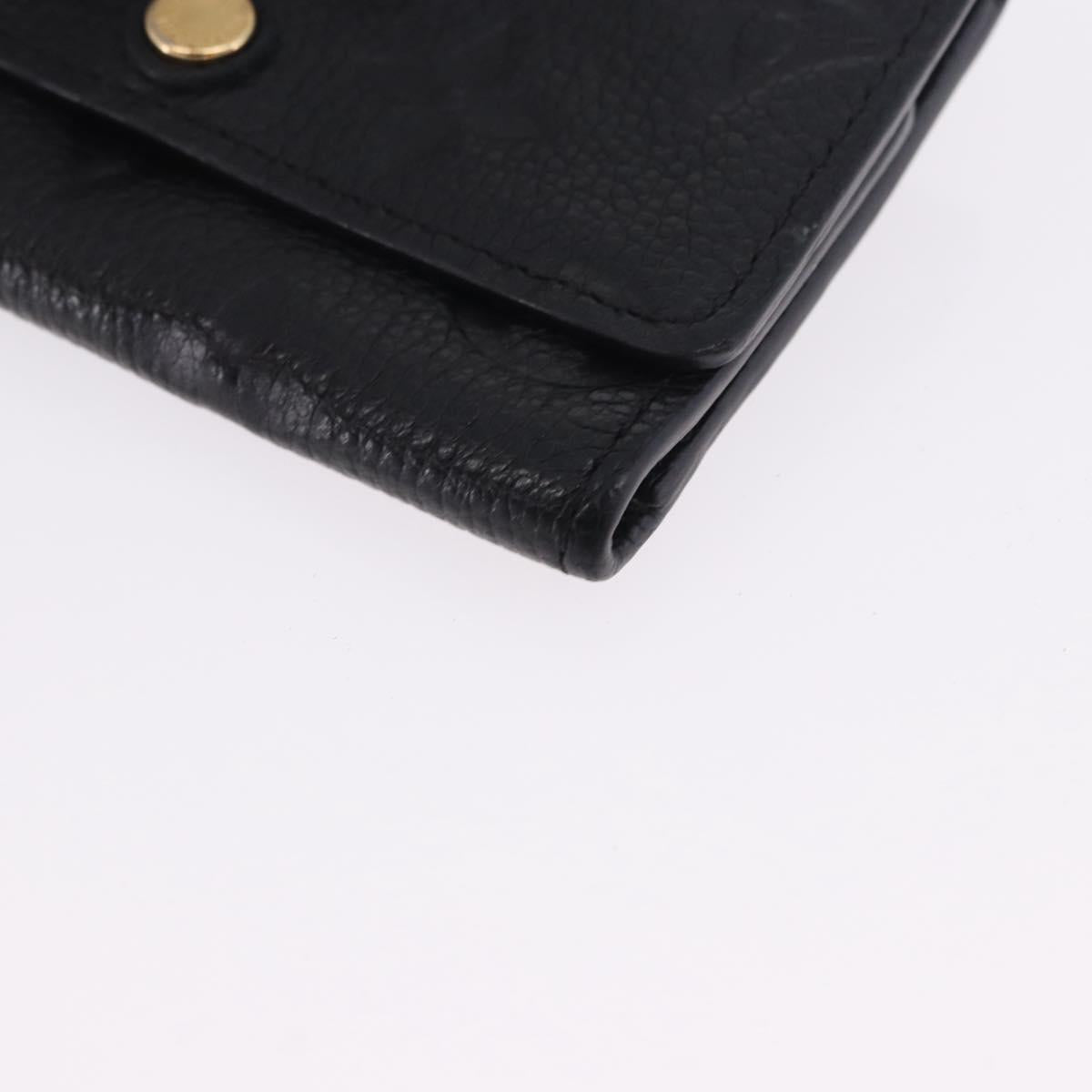 LOUIS VUITTON Monogram Empreinte Multicles 6 Key Case Black M64421 Auth 183514A