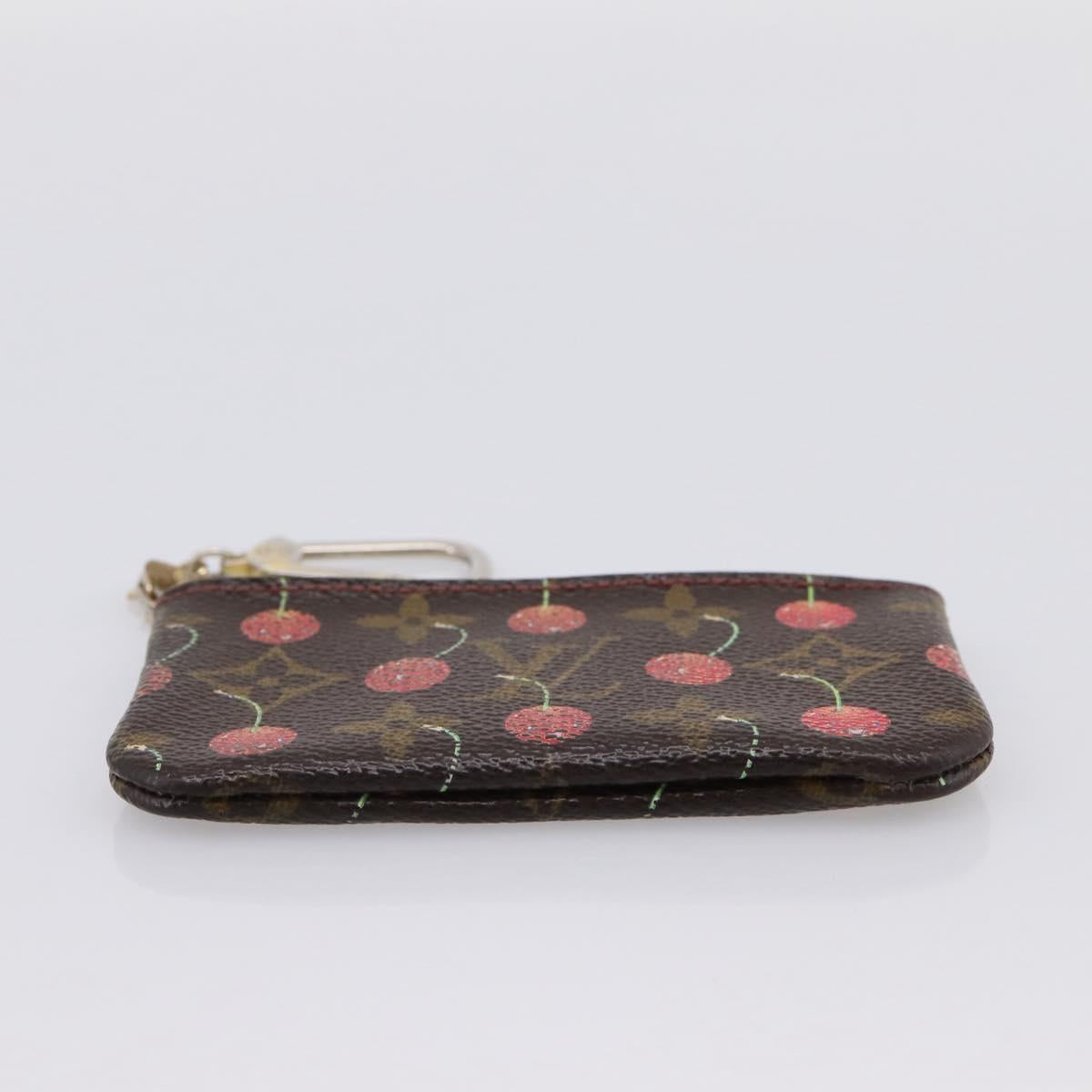 LOUIS VUITTON Monogram Cherry Pochette Cles Coin Purse M95042 LV Auth 183516