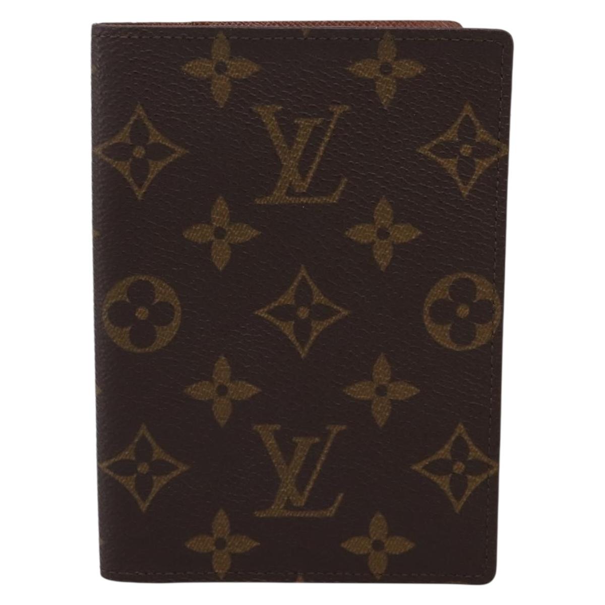 LOUIS VUITTON Monogram Couverture Passport Case M64502 LV Auth 183521A