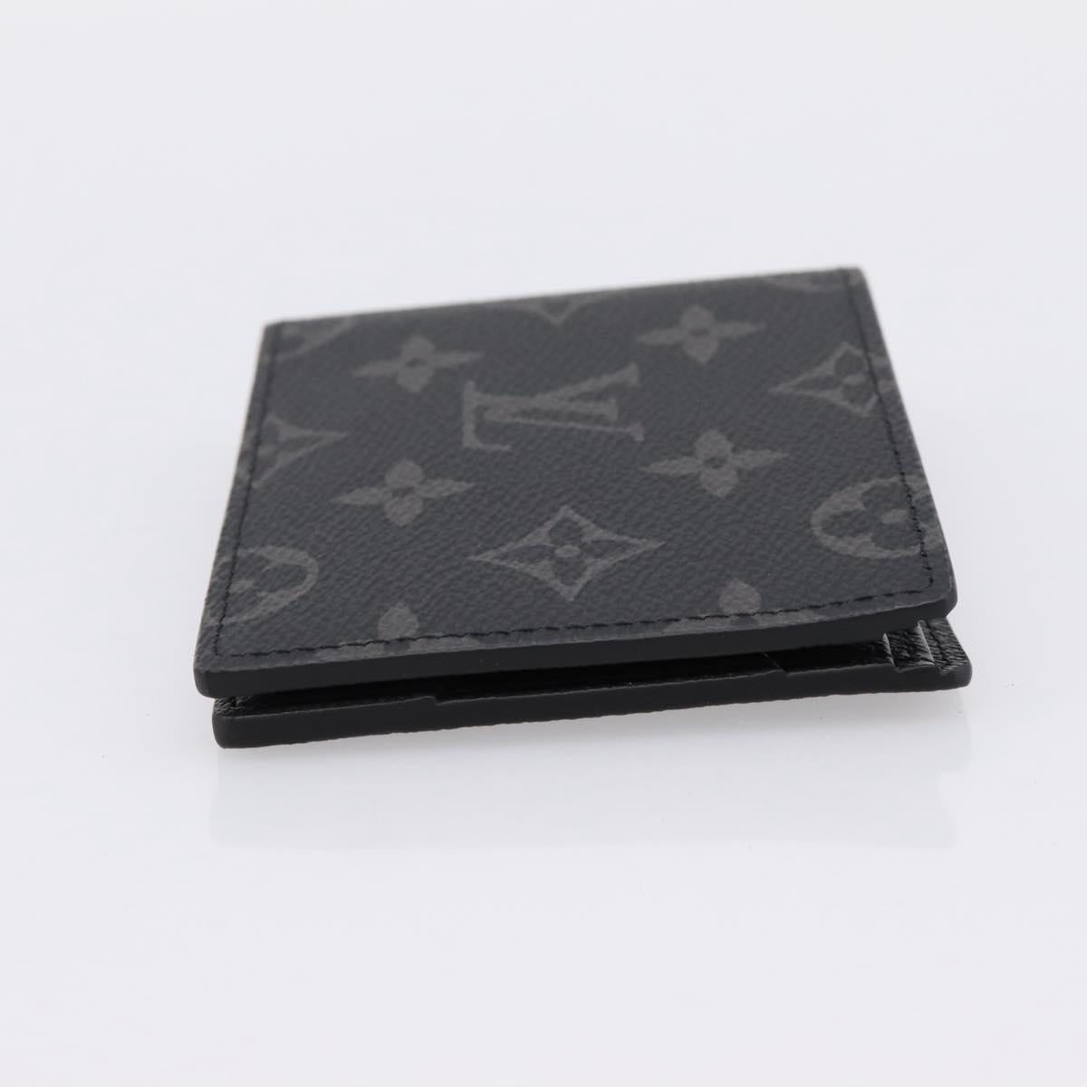 LOUIS VUITTON Monogram Eclipse Portefeuille Multipull M61695 LV Auth 183522M