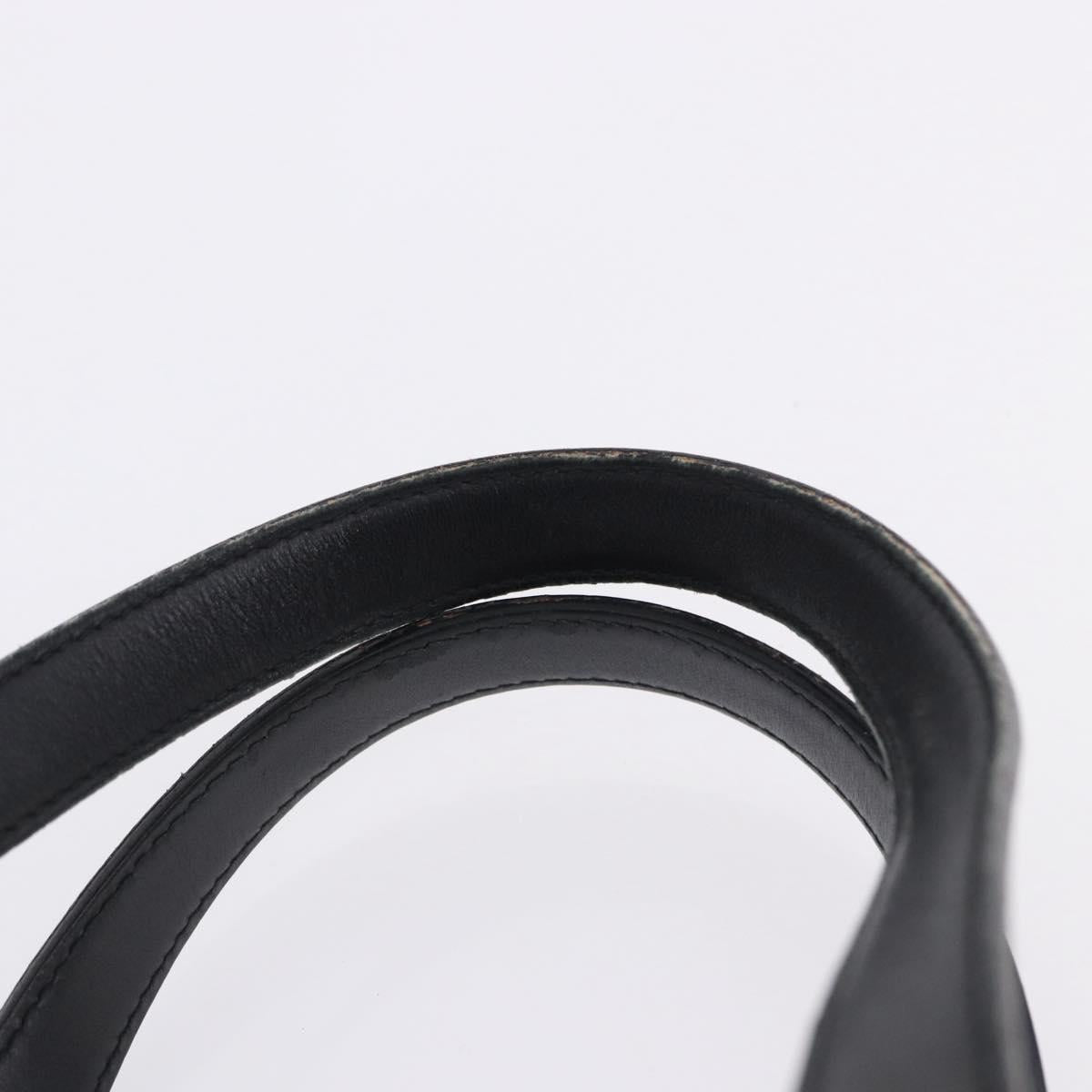 CHANEL New Travel Line Tote Bag Canvas Black CC Auth 183559