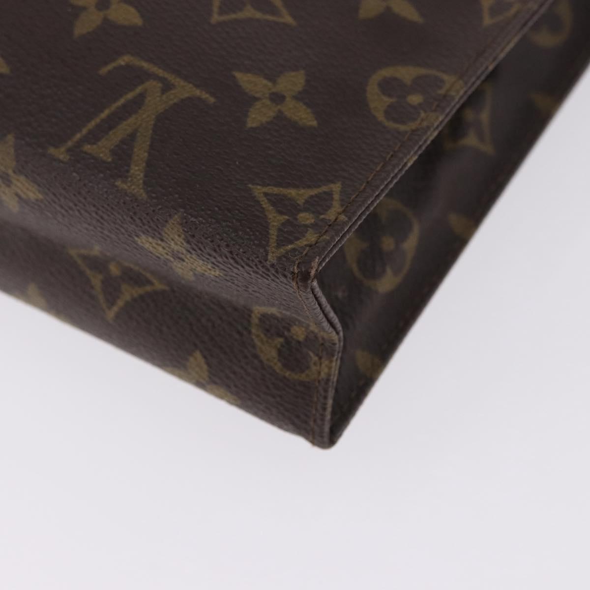 LOUIS VUITTON Monogram Poche Toilette 26 Pouch M47542 LV Auth 183562