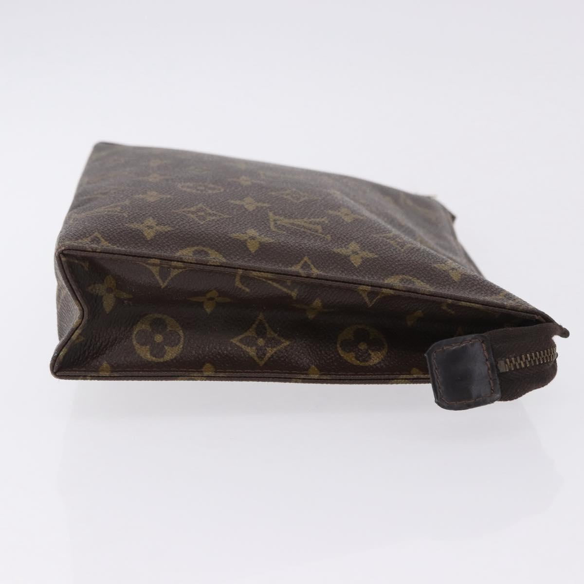 LOUIS VUITTON Monogram Poche Toilette 26 Pouch M47542 LV Auth 183562