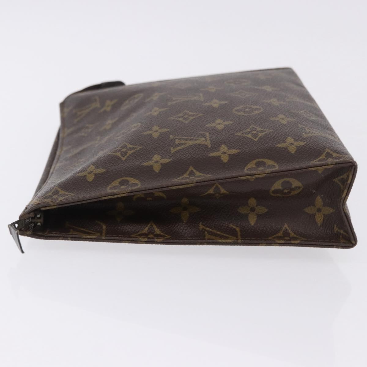 LOUIS VUITTON Monogram Poche Toilette 26 Pouch M47542 LV Auth 183562