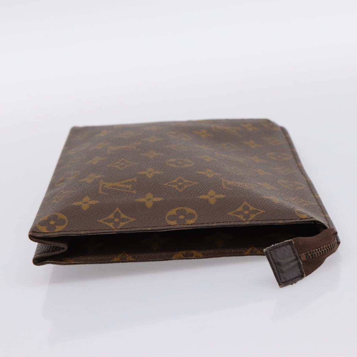 LOUIS VUITTON Monogram Poche Toilette 26 Pouch M47542 LV Auth 183563