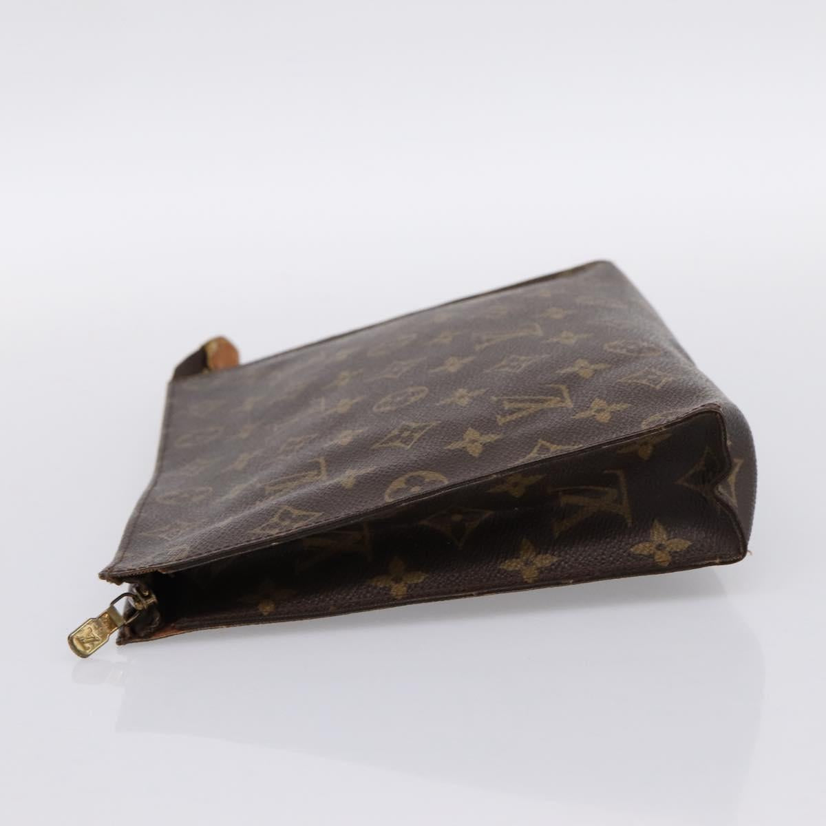LOUIS VUITTON Monogram Poche Toilette 26 Pouch M47542 LV Auth 183565