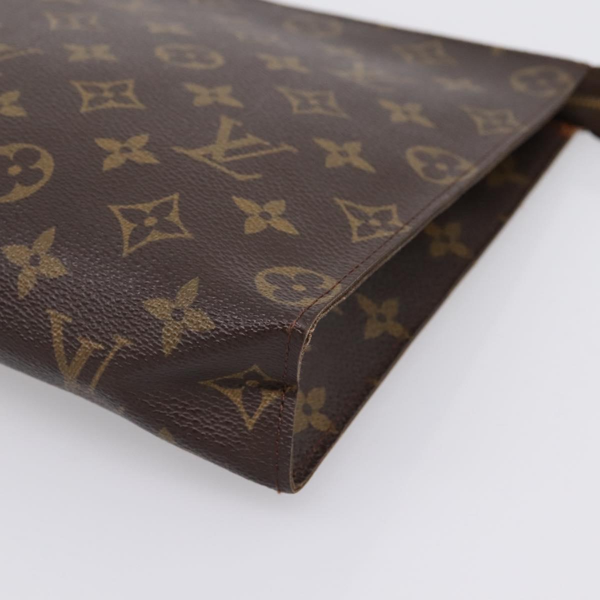 LOUIS VUITTON Monogram Poche Toilette 26 Pouch M47542 LV Auth 183565