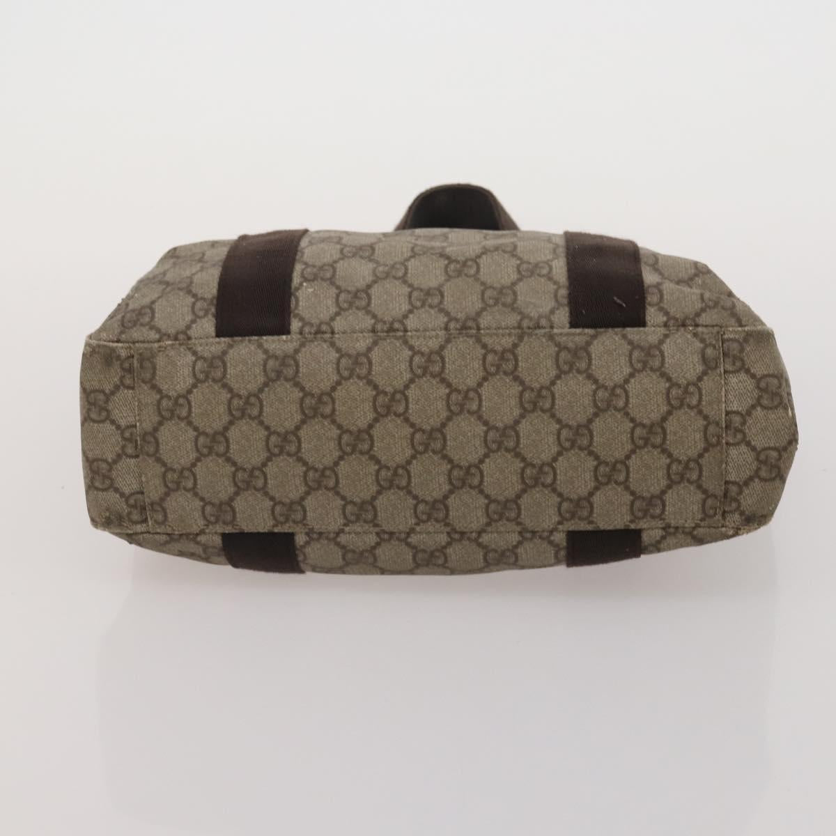 GUCCI GG Supreme GG Canvas Shoulder Bag PVC Nylon 5 Set Beige Black Auth 183572