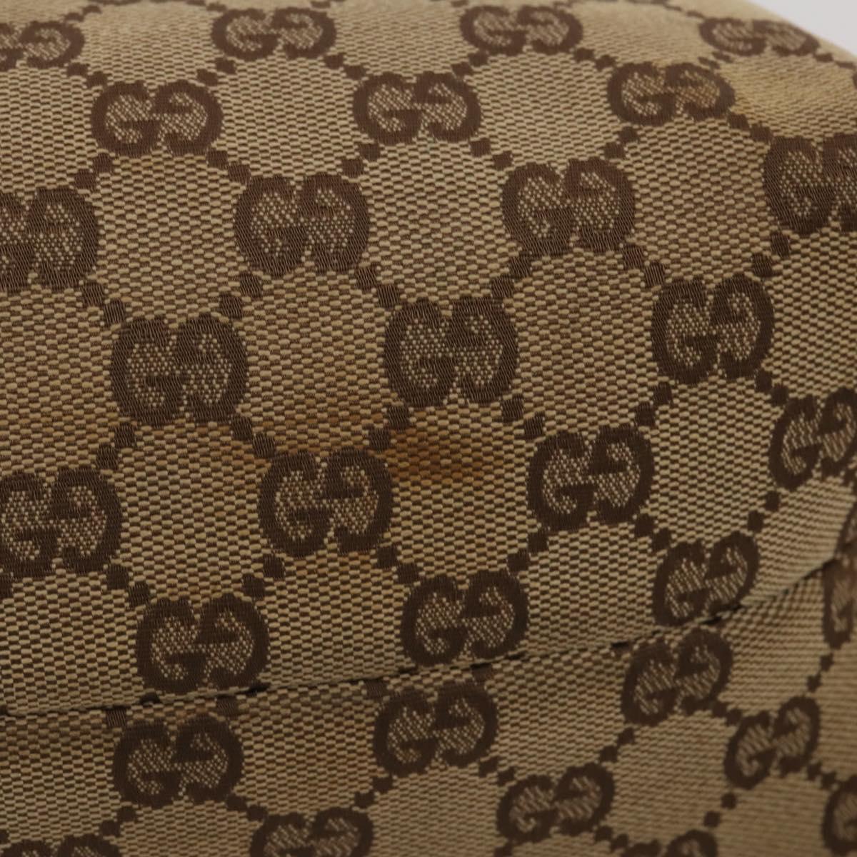 GUCCI GG Supreme GG Canvas Shoulder Bag PVC Nylon 5 Set Beige Black Auth 183572