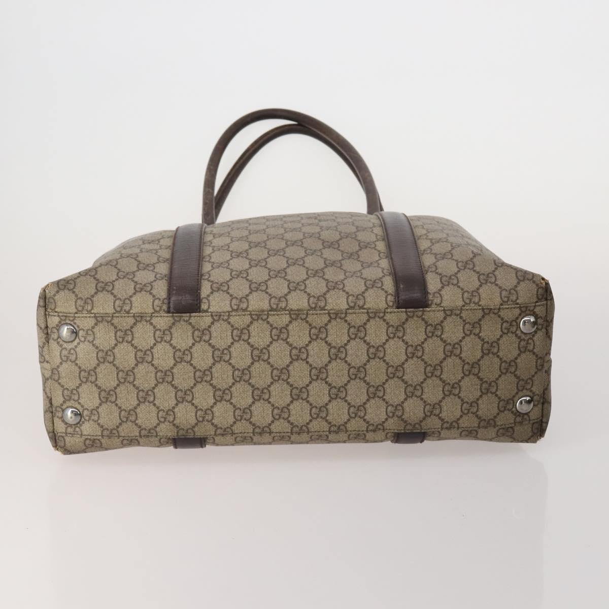 GUCCI GG Supreme GG Canvas Shoulder Bag PVC Nylon 5 Set Beige Black Auth 183572