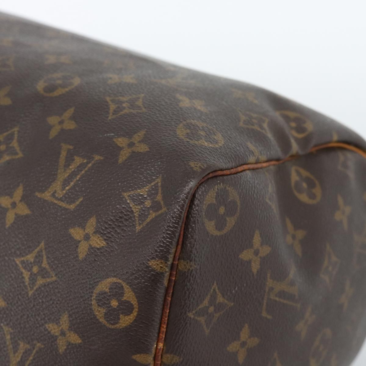 LOUIS VUITTON Monogram Speedy 30 Hand Bag M41526 LV Auth 183606