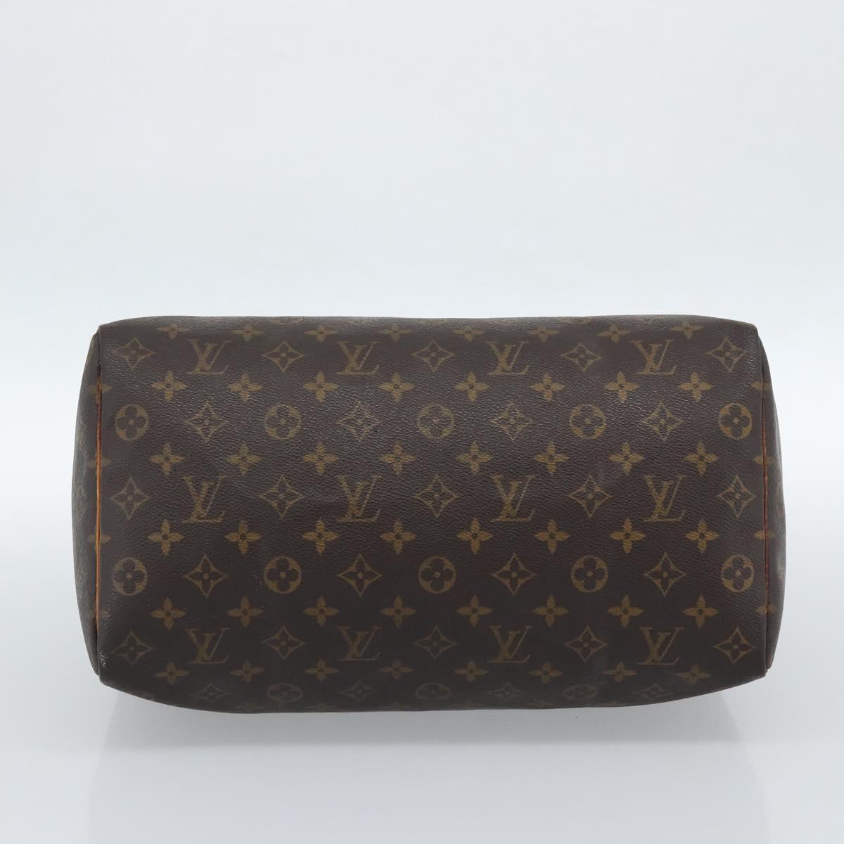 LOUIS VUITTON Monogram Speedy 30 Hand Bag M41526 LV Auth 183606