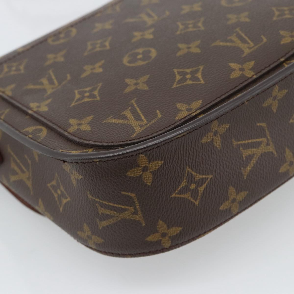 LOUIS VUITTON Monogram Saint Cloud GM Shoulder Bag M51242 LV Auth 183607V