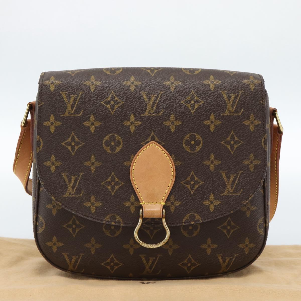 LOUIS VUITTON Monogram Saint Cloud GM Shoulder Bag M51242 LV Auth 183607V
