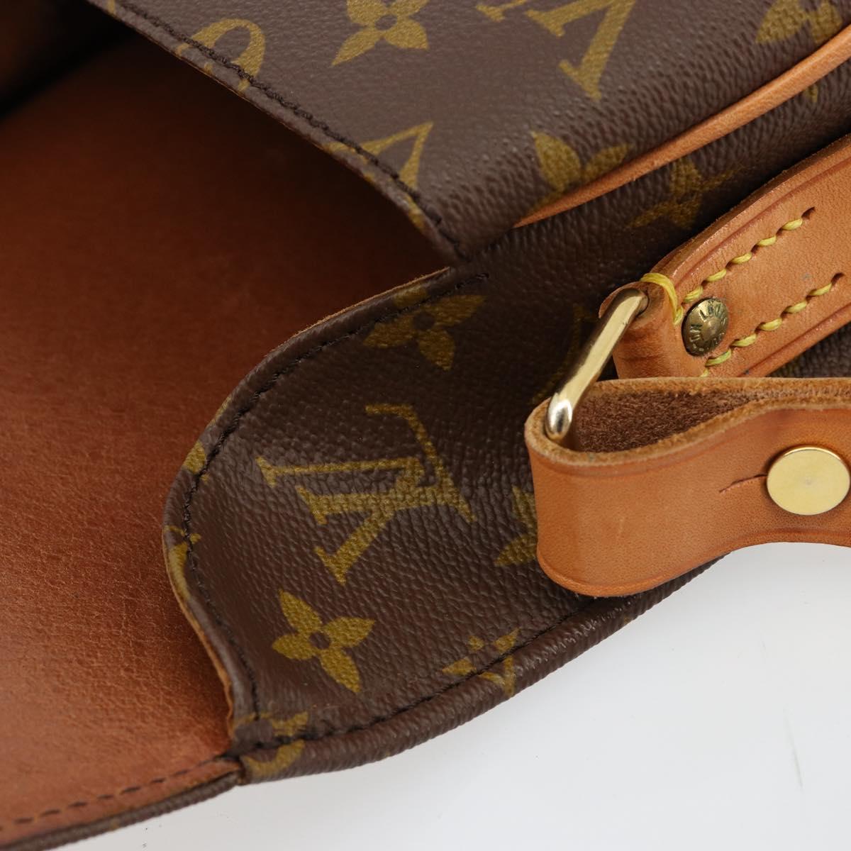 LOUIS VUITTON Monogram Cartouchiere MM Shoulder Bag M51253 LV Auth 183608A