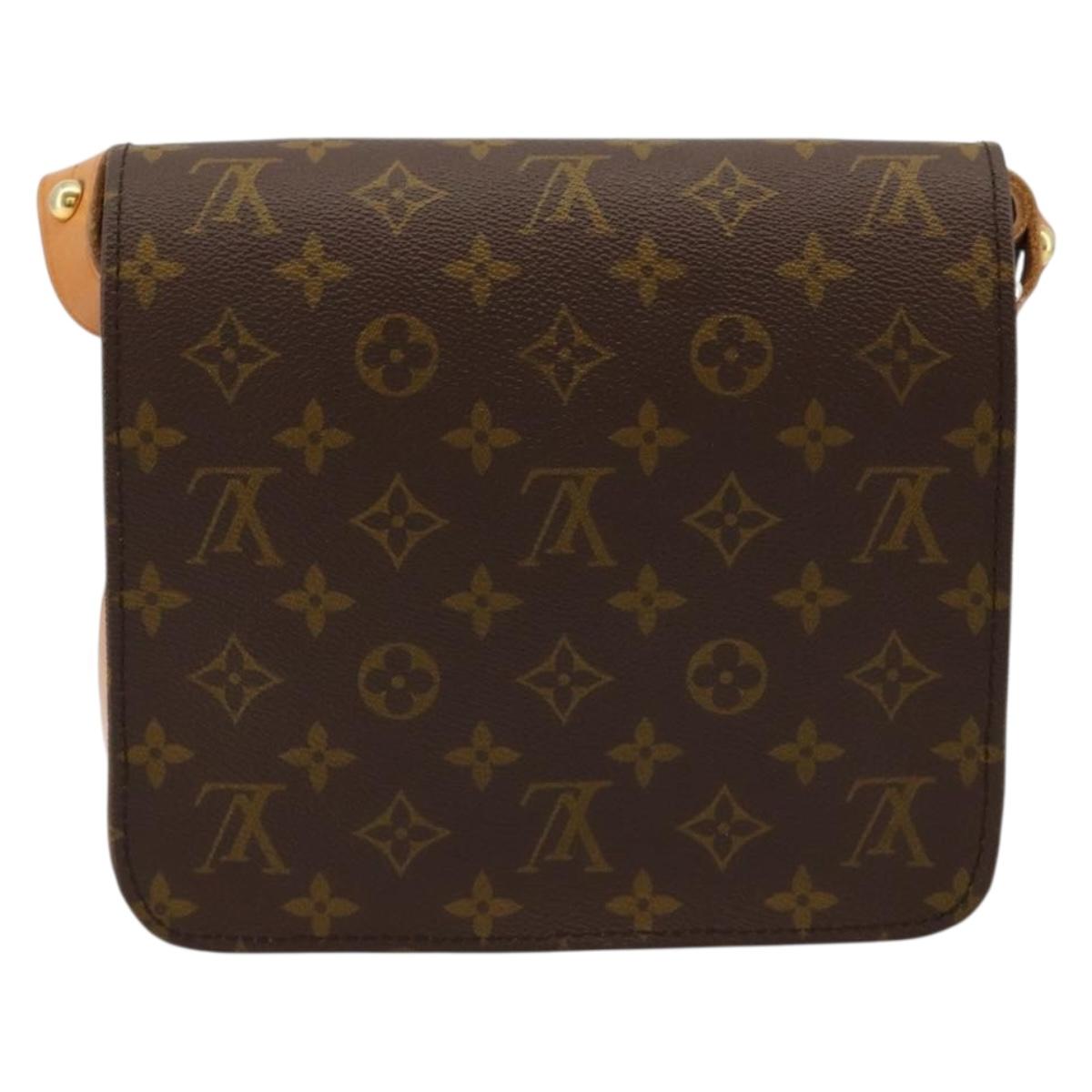 LOUIS VUITTON Monogram Cartouchiere MM Shoulder Bag M51253 LV Auth 183608A