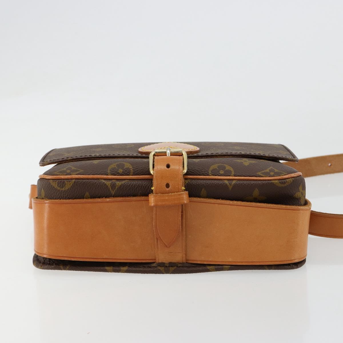 LOUIS VUITTON Monogram Cartouchiere MM Shoulder Bag M51253 LV Auth 183608A