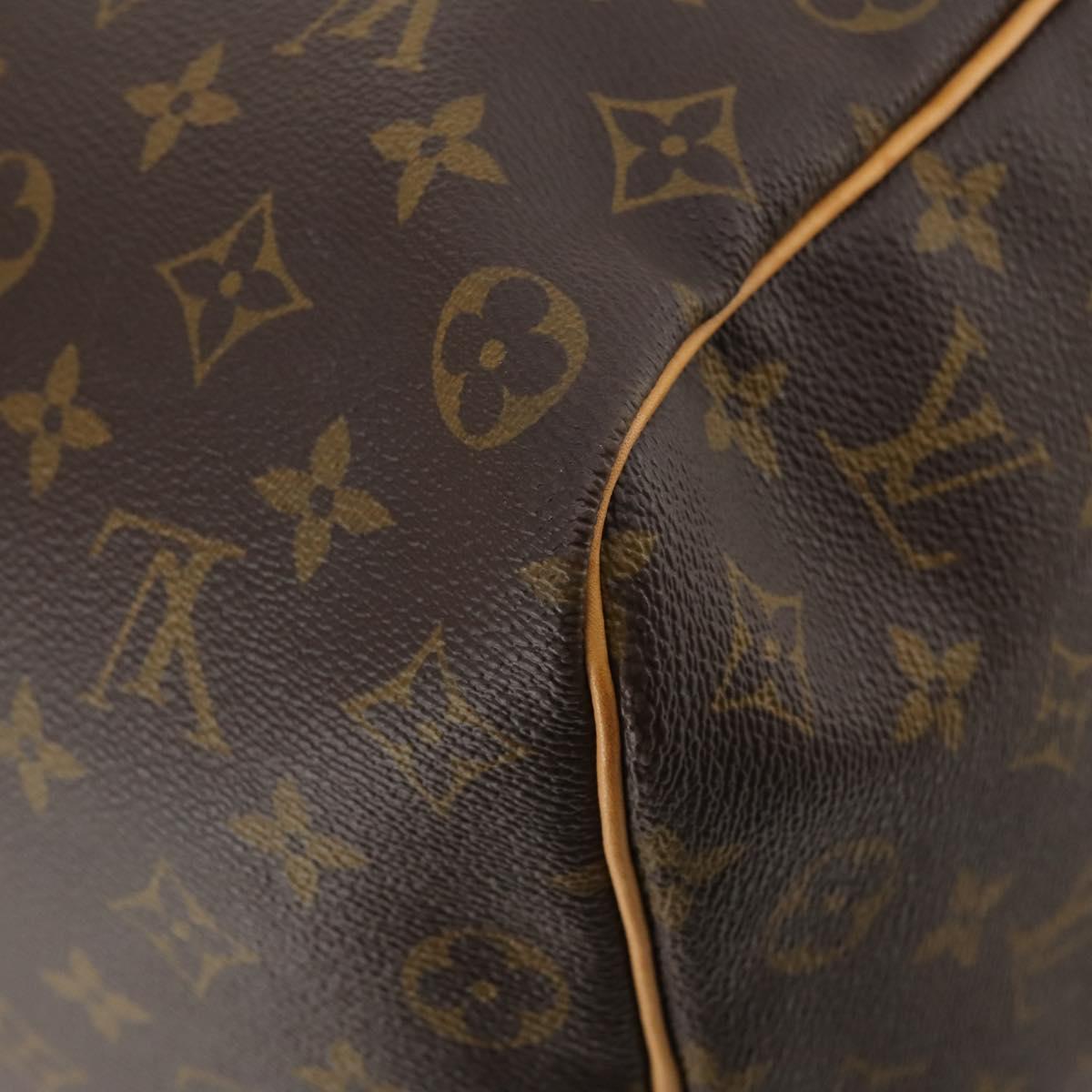 LOUIS VUITTON Monogram Keepall 50 Boston Bag M41426 LV Auth 183612SAV
