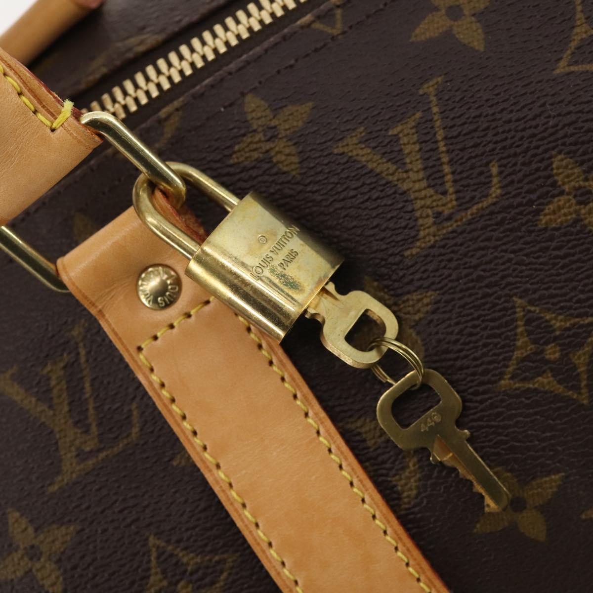 LOUIS VUITTON Monogram Keepall 50 Boston Bag M41426 LV Auth 183612SAV