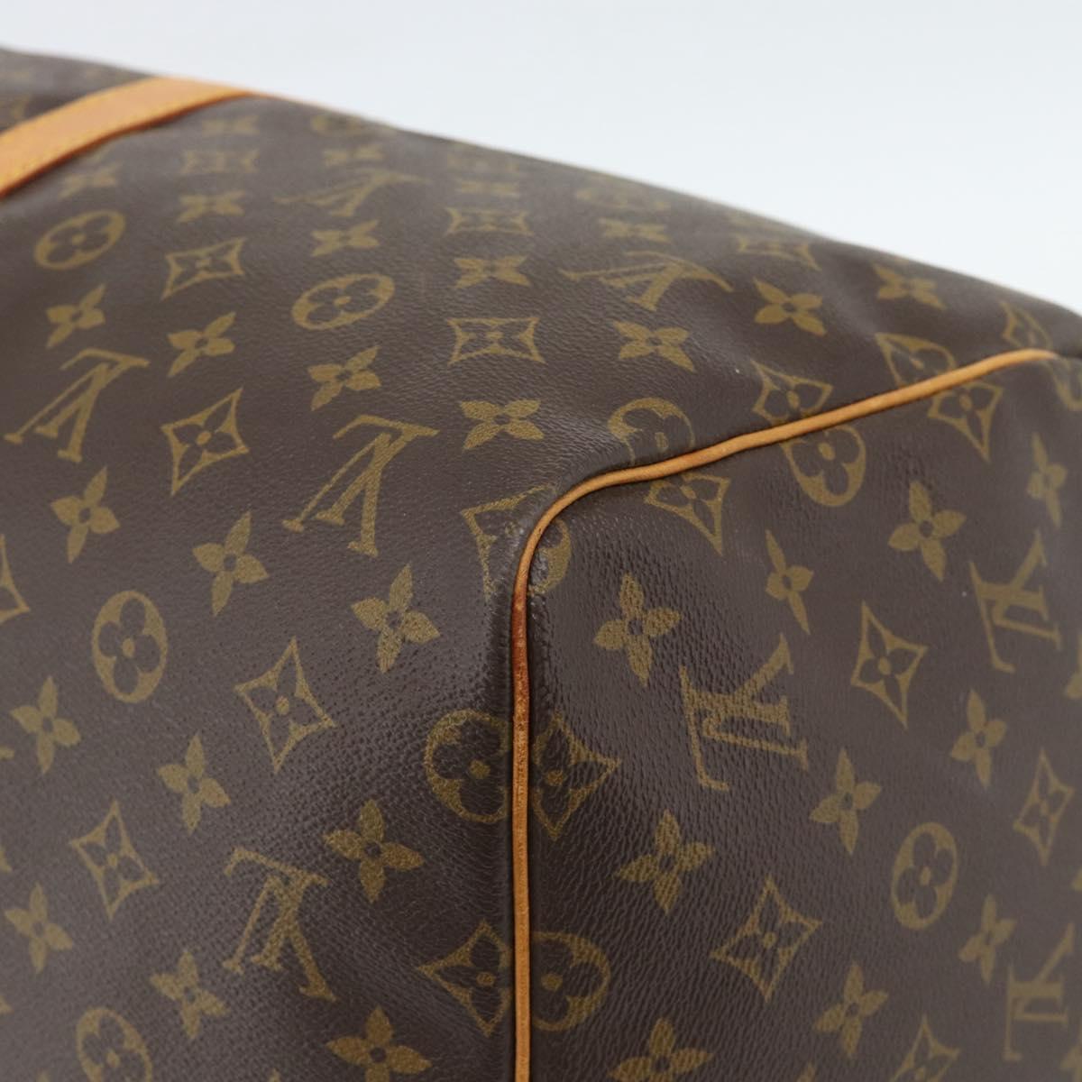 LOUIS VUITTON Monogram Keepall 55 Boston Bag M41424 LV Auth 183614A