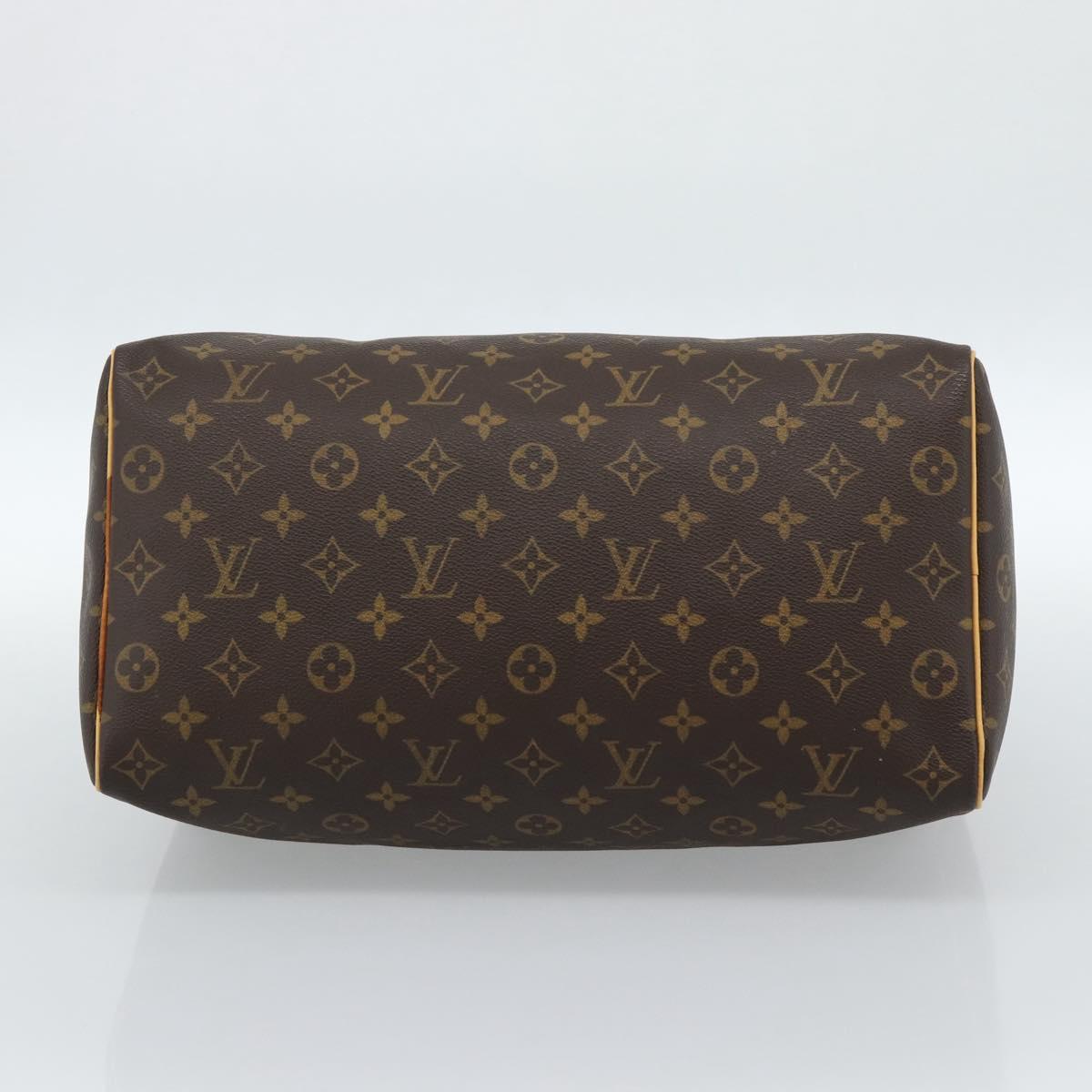 LOUIS VUITTON Monogram Speedy 35 Hand Bag M41524 LV Auth 183617V