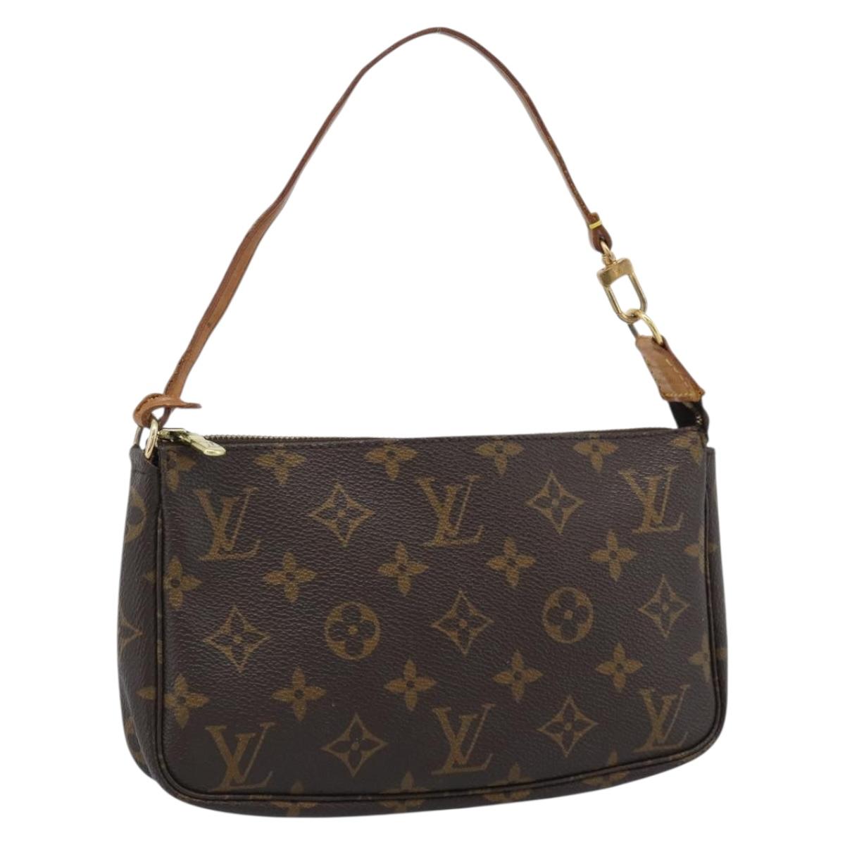 LOUIS VUITTON Monogram Pochette Accessoires Pouch M51980 LV Auth 183619