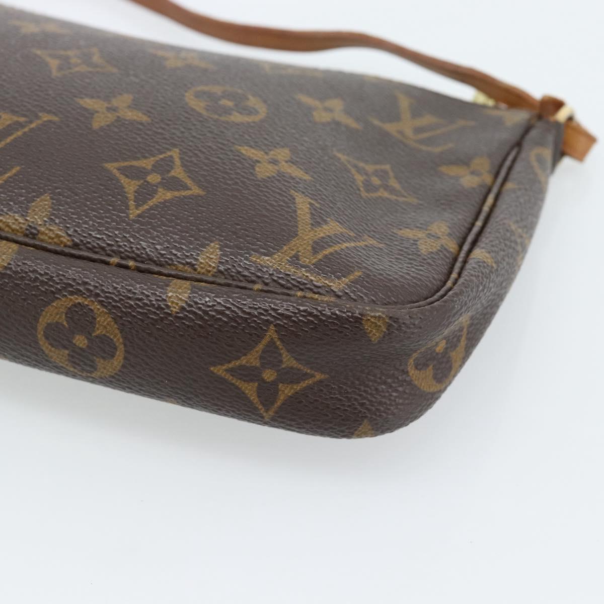 LOUIS VUITTON Monogram Pochette Accessoires Pouch M51980 LV Auth 183619