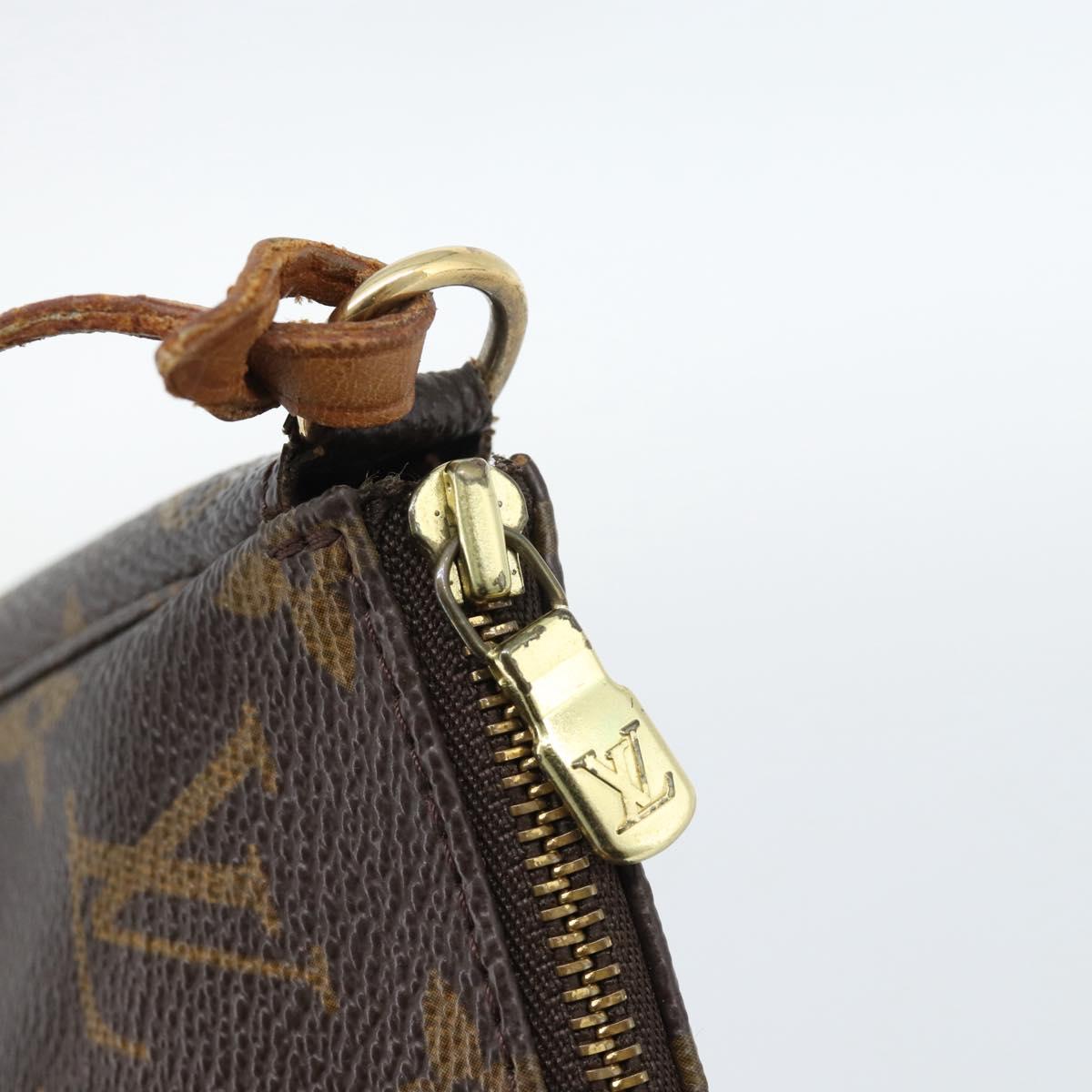 LOUIS VUITTON Monogram Pochette Accessoires Pouch M51980 LV Auth 183619