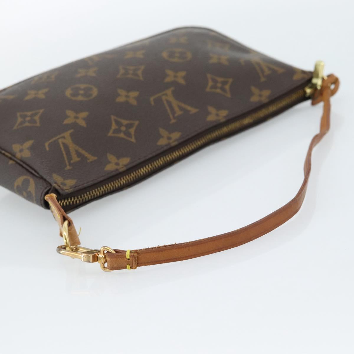 LOUIS VUITTON Monogram Pochette Accessoires Pouch M51980 LV Auth 183619