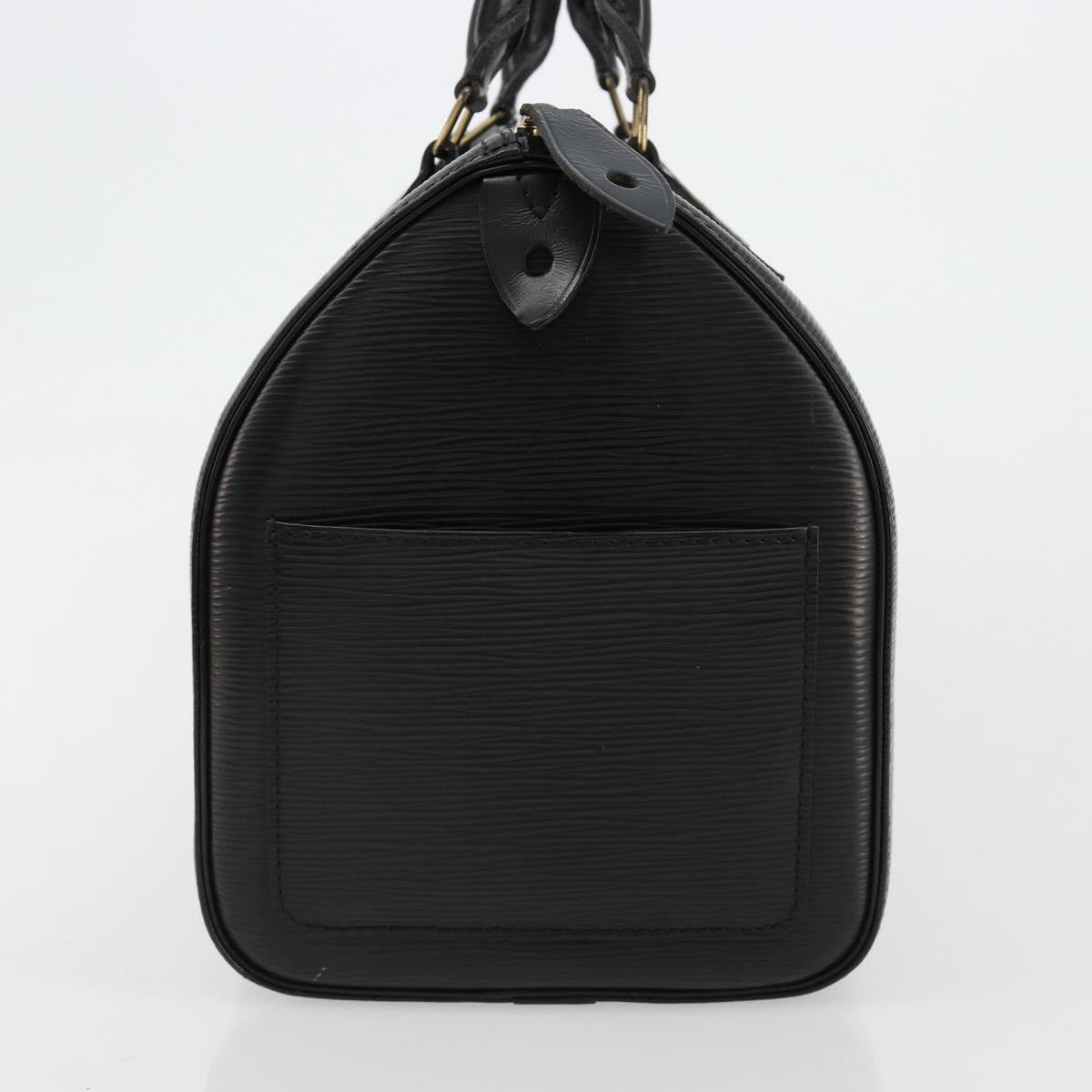 LOUIS VUITTON Epi Speedy 30 Hand Bag Noir Black M43002 LV Auth 183641A