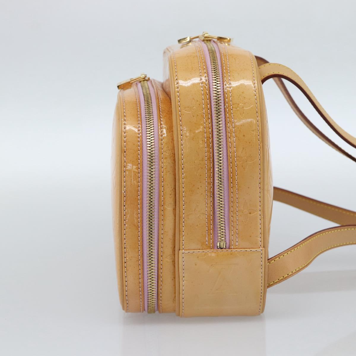 LOUIS VUITTON Monogram Vernis Marley Backpack Pink M91039 LV Auth 183661A