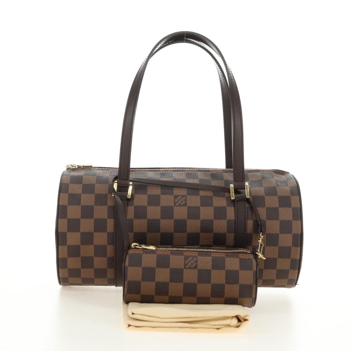 LOUIS VUITTON Damier Ebene Papillon 30 Hand Bag N51303 LV Auth 183662SAV