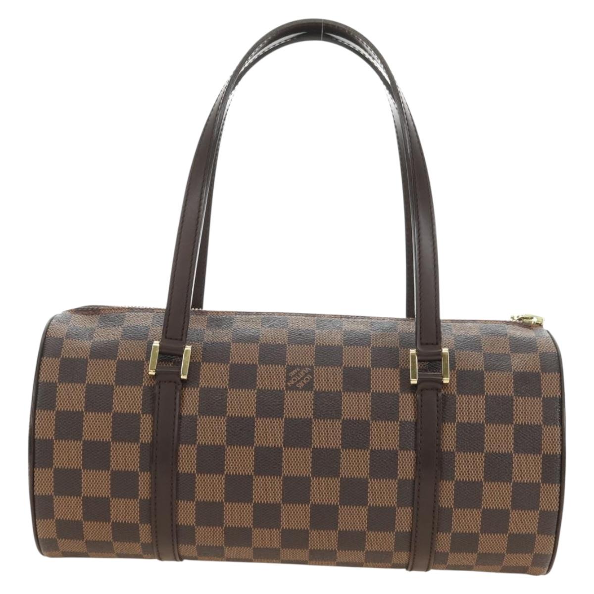 LOUIS VUITTON Damier Ebene Papillon 30 Hand Bag N51303 LV Auth 183662SAV