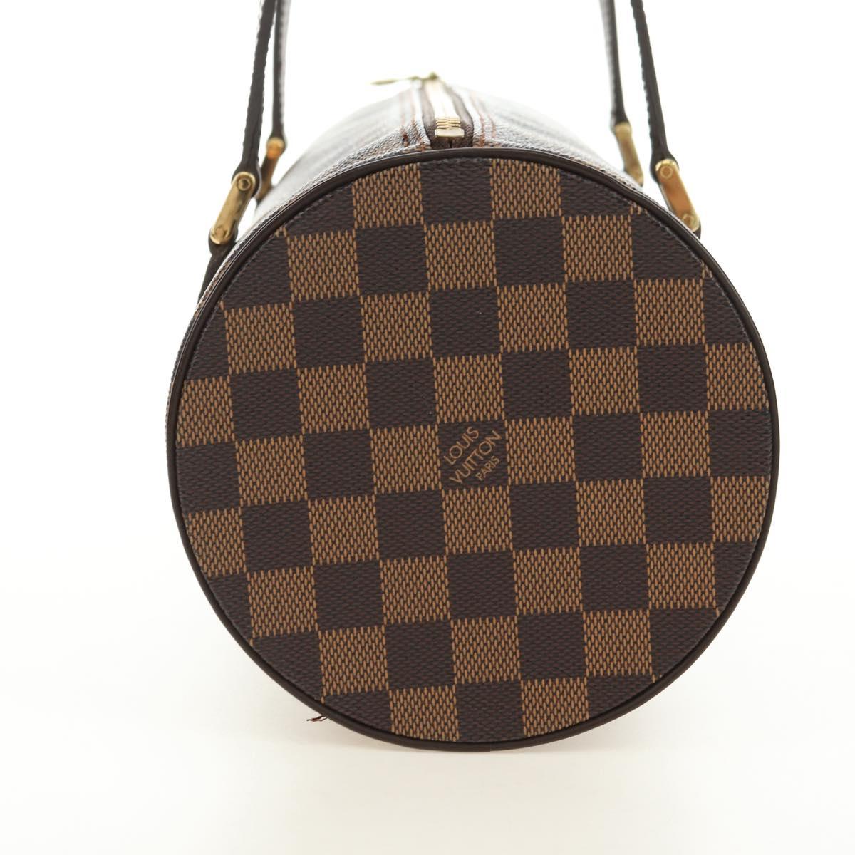 LOUIS VUITTON Damier Ebene Papillon 30 Hand Bag N51303 LV Auth 183662SAV