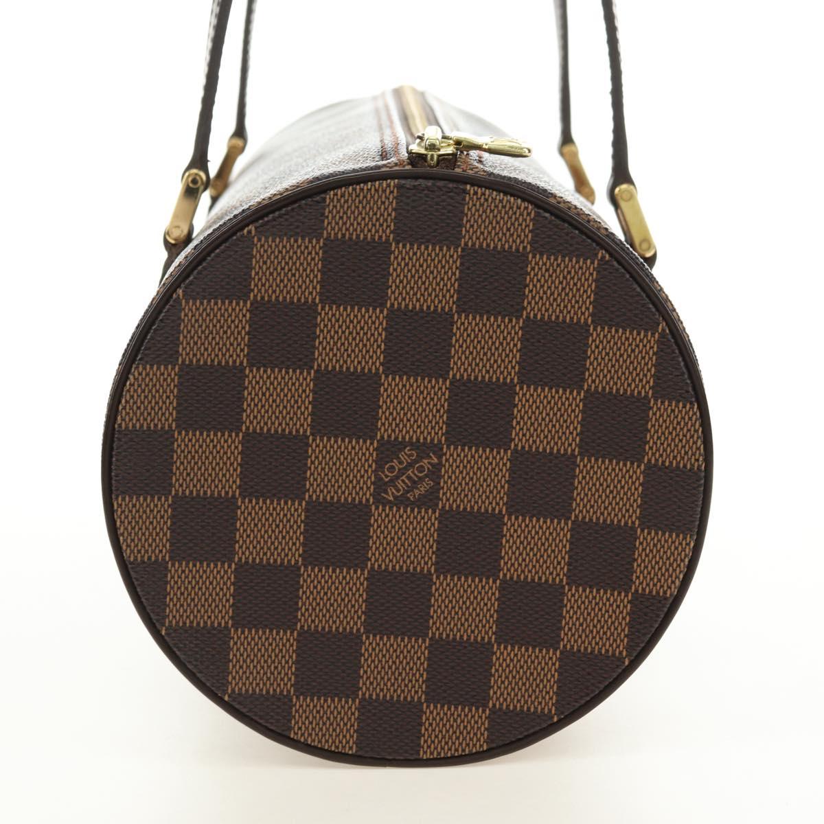 LOUIS VUITTON Damier Ebene Papillon 30 Hand Bag N51303 LV Auth 183662SAV