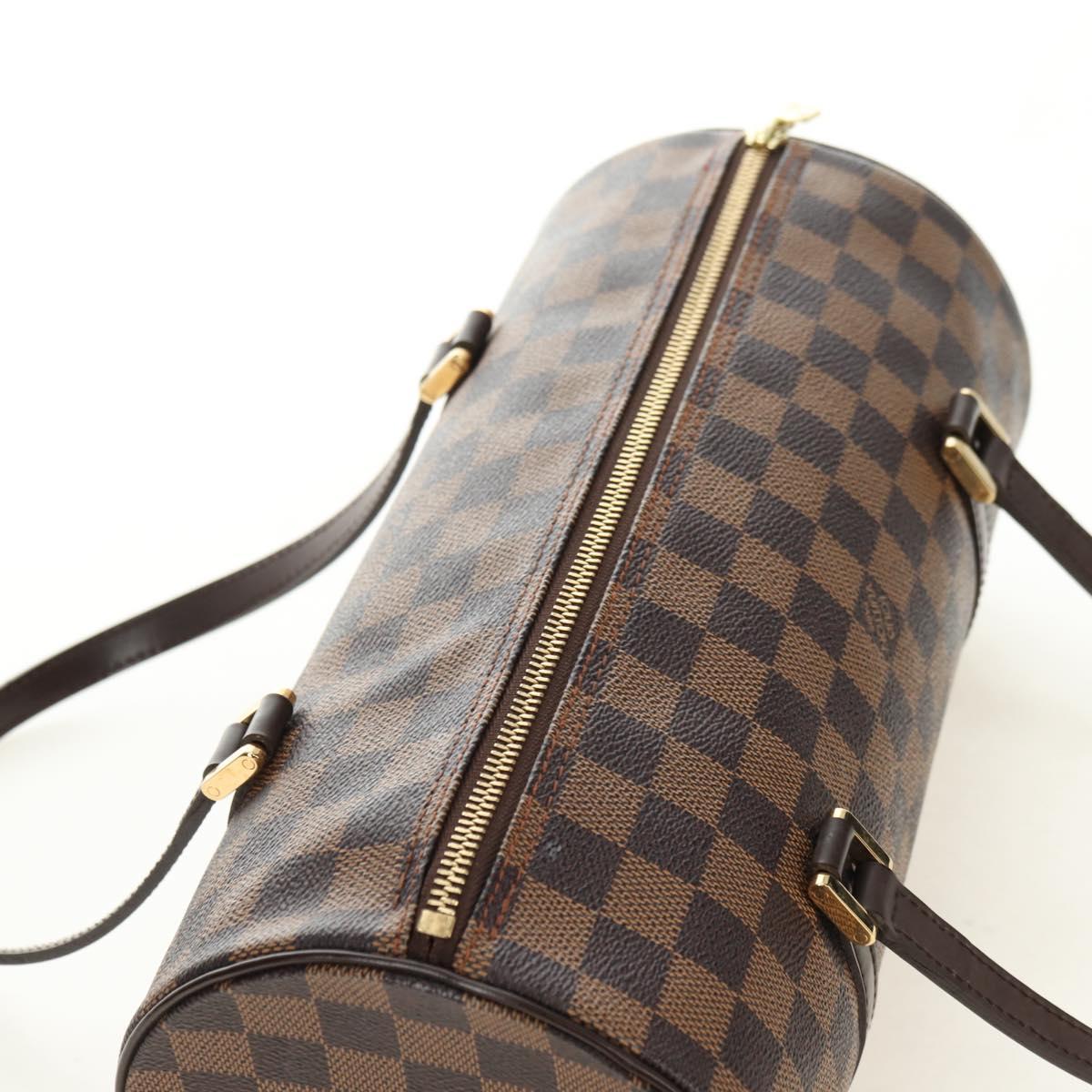 LOUIS VUITTON Damier Ebene Papillon 30 Hand Bag N51303 LV Auth 183662SAV