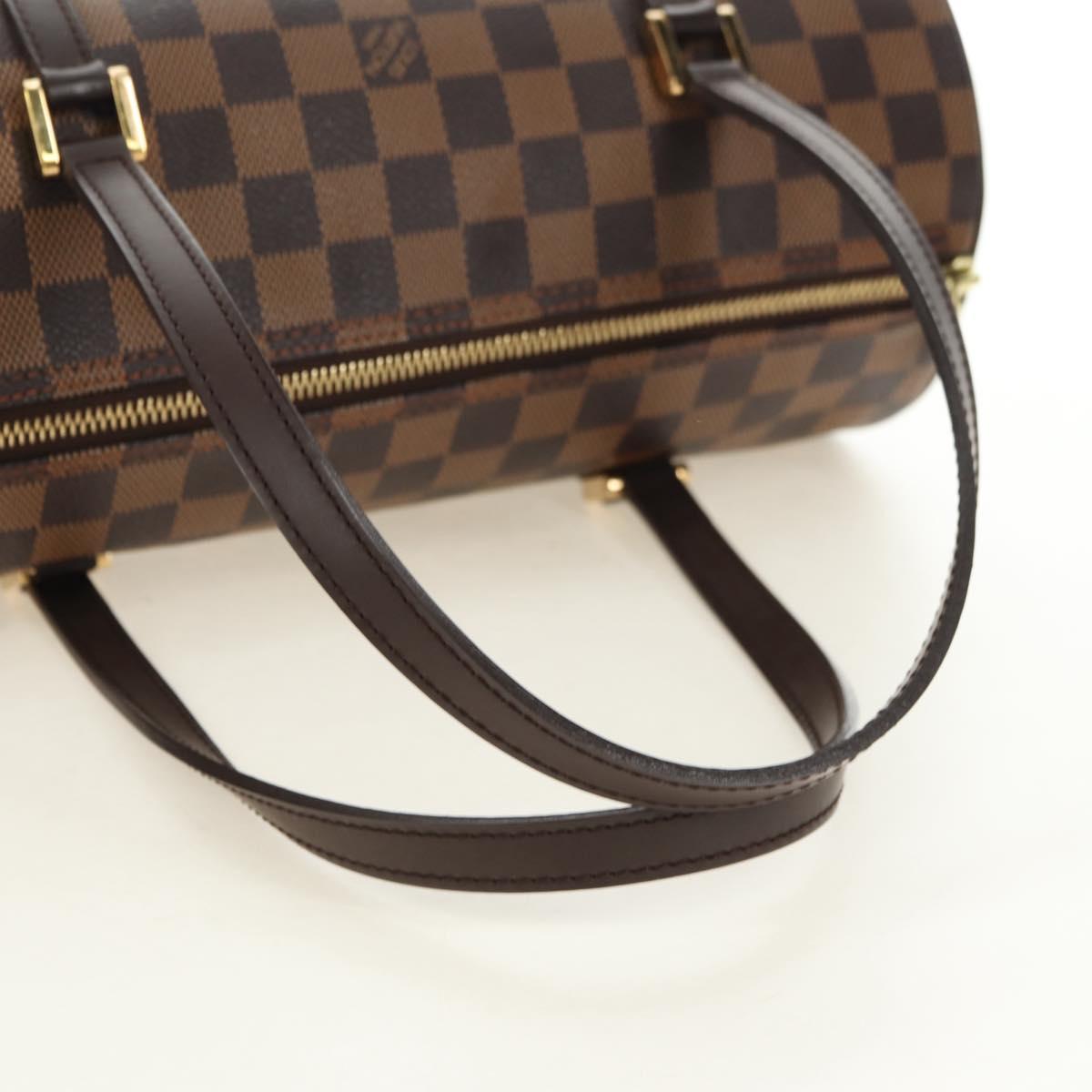 LOUIS VUITTON Damier Ebene Papillon 30 Hand Bag N51303 LV Auth 183662SAV